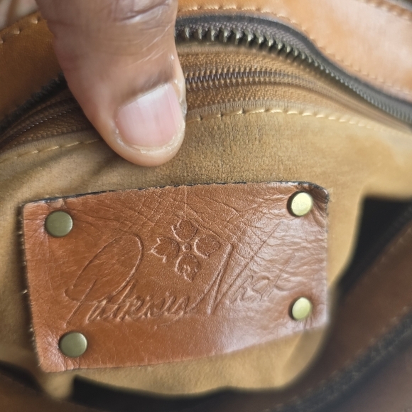 Patricia Nash Satchel Rienzo Women  Florence Leather Brown Designer Embossed - Picture 16 of 16